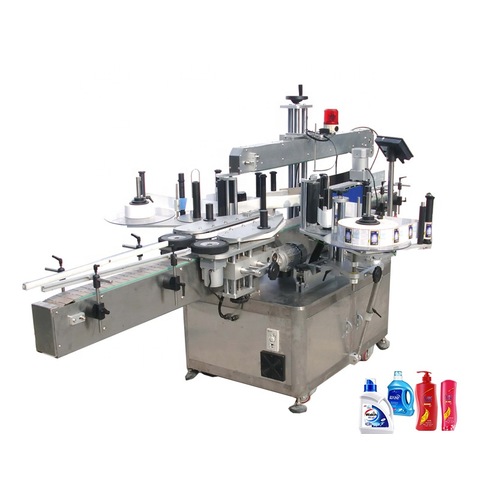 Stolný automatický stroj na označovanie nálepiek pre okrúhle fľaše, plechovky a poháre 