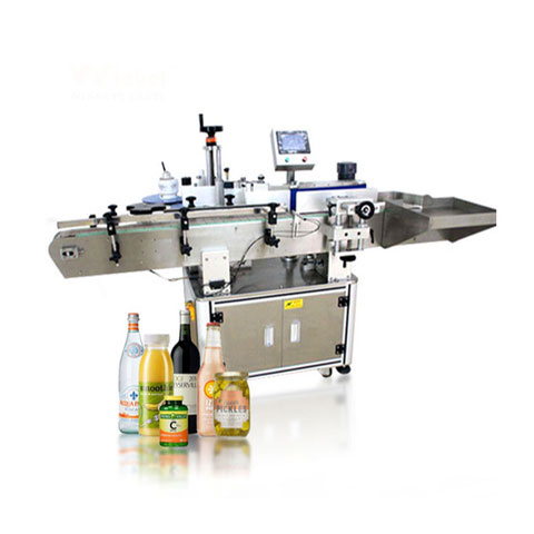 Profesionálny etiketovací stroj na stôl / etiketovací stroj na fľaše / etiketovací stroj na plechovky s farbou 