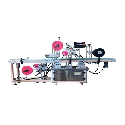 Plne automatický stroj na plnenie, uzatváranie a označovanie plechoviek na prášok 
