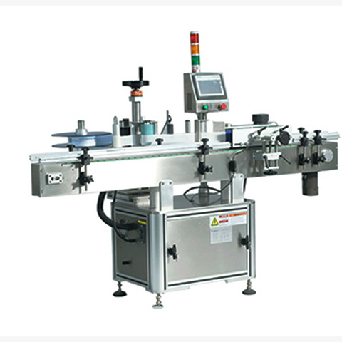 Továrenská cena Tri štítky Etiketovací štítkovací stroj na výrobkoch Horná a dolná strana 