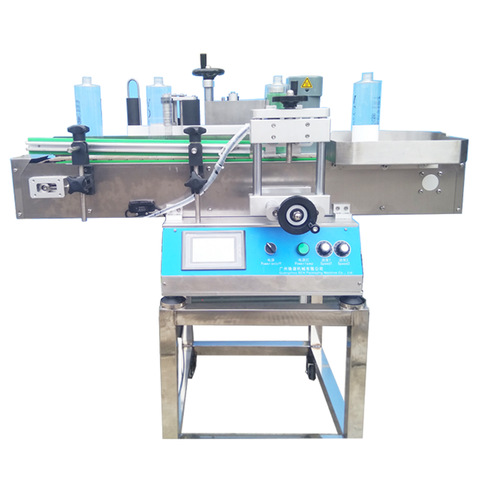 Plnoautomatický stroj na označovanie štítkov z PVC s guľatým / hranatým štvorcovým maznáčikom 