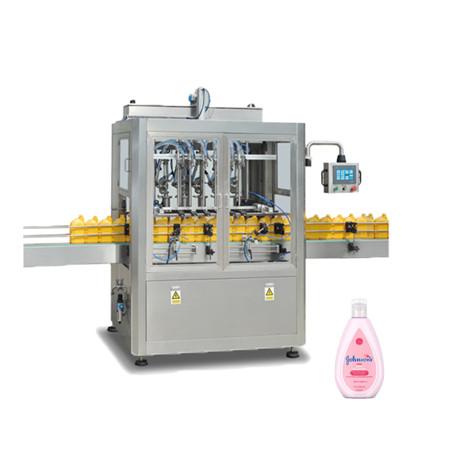 Nízkorozpočtový automatický štvorhlavý vysokorýchlostný stroj na plnenie tekutých čistiacich prostriedkov na kvapaliny 