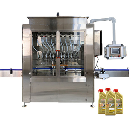 Automatický plniaci / stáčací / baliaci stroj na výrobu jedlých / varných / olivových olejov / sklenených fliaš 2 v 1 