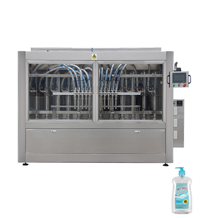 Plniaci stroj s objemom 100 - 1 200 ml, s dvojitou hlavou, so šampónom na pranie a čistenie tekutín 