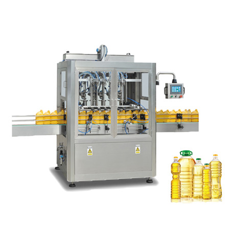 Automatická 0,5L-5L fľaša na sklo pre domáce zvieratá Slnečnica, zelenina, jedlý olivový olej na plnenie oleja, výrobné linky, fľašovacie baliace baliace stroje 