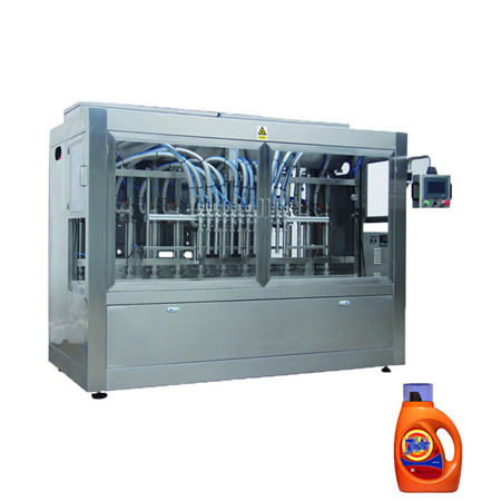 Čínsky výrobca kvalitných plnících strojov lineárneho typu na plnenie fliaš 100-5L 