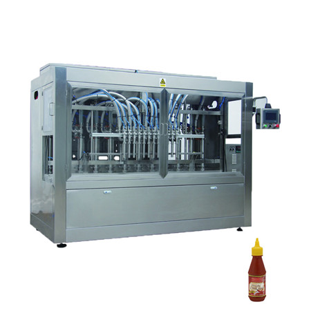 Plniaci stroj na plnenie pasty s jednou hlavou s pneumatickou fľašou 500 - 5 000 ml (G1WGD5000) 